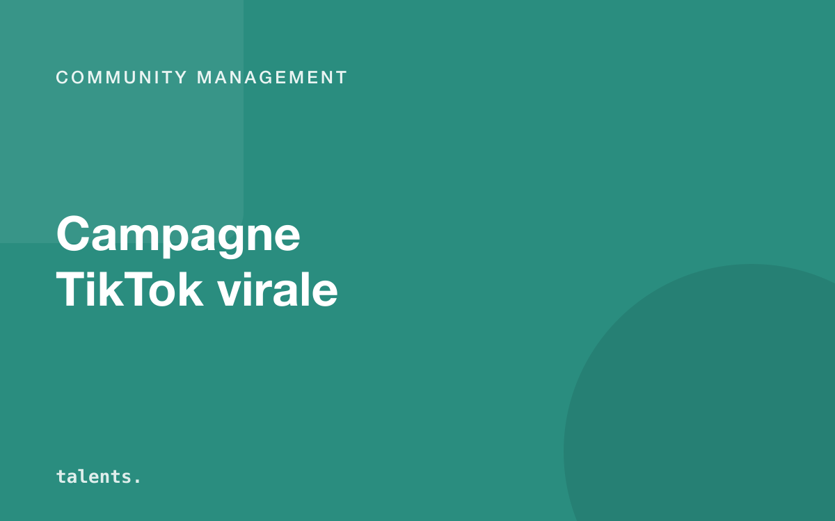 Aperçu de « Campagne TikTok virale »