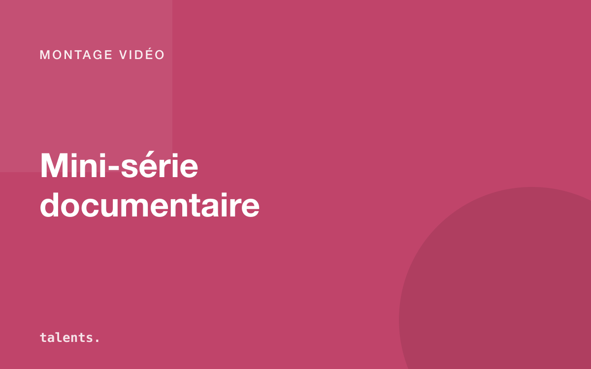 Aperçu de « Mini-série documentaire »