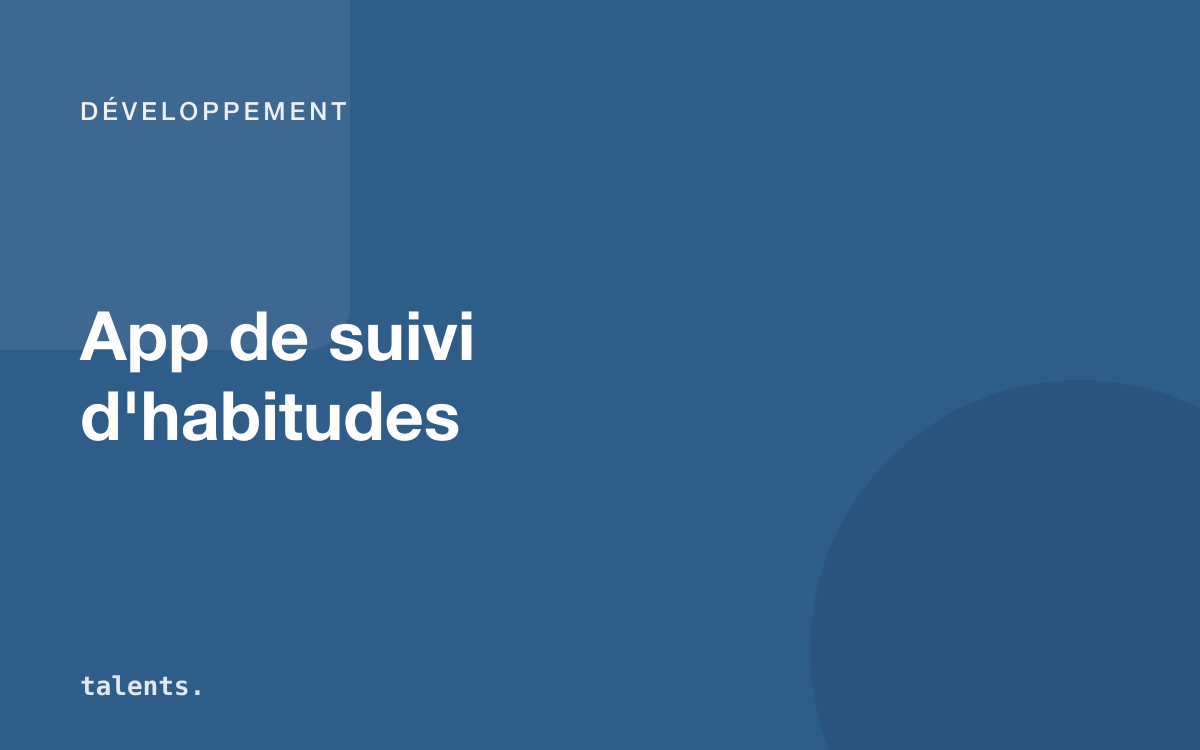 Aperçu de « App de suivi d'habitudes »
